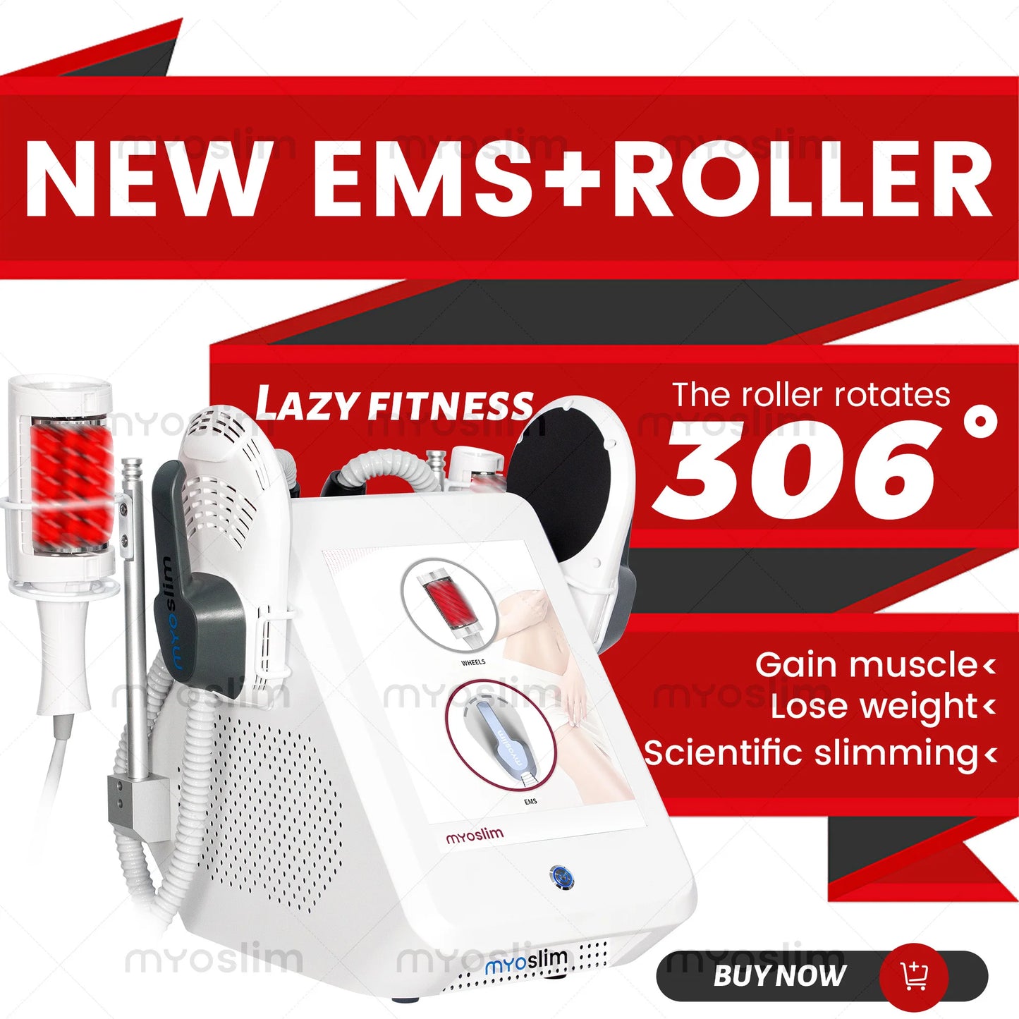 EMS Roller 2-In-1 Body Sculpting Machine For Home Use