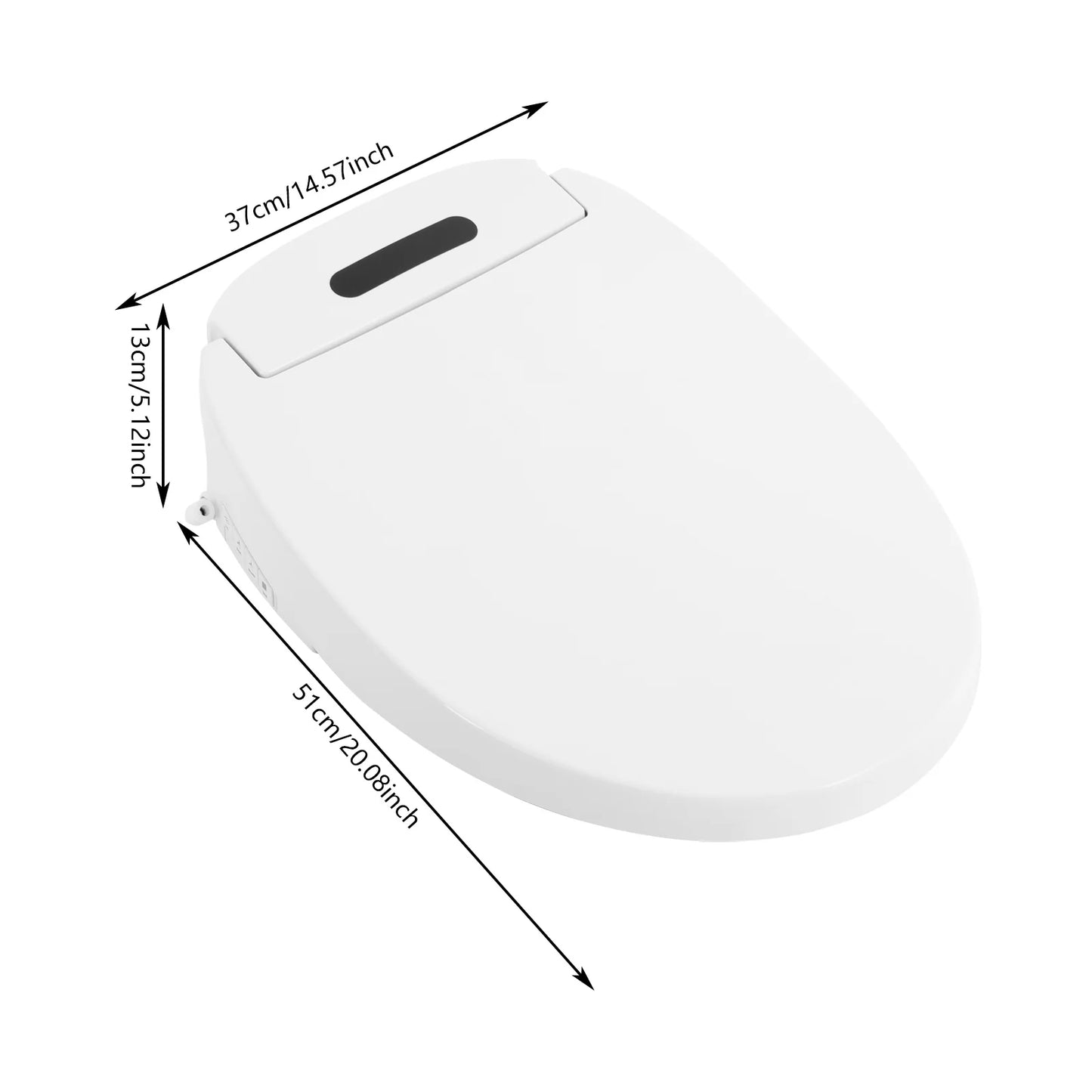 Intelligent Electric Bidet Toilet Seat With Remote Control