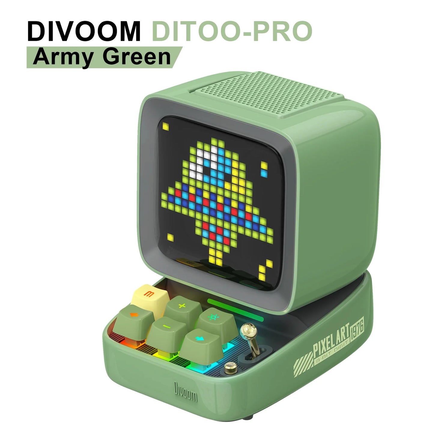 Divoom Ditoo Pro Bluetooth Desktop Speaker With Pixel Art Clock