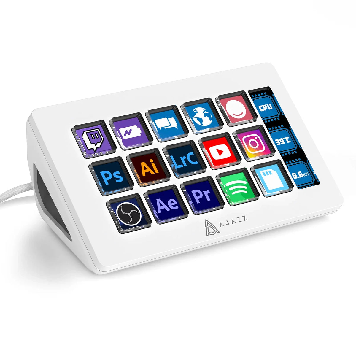 Attack Shark AKP153 Stream Deck With 15 Custom Keys