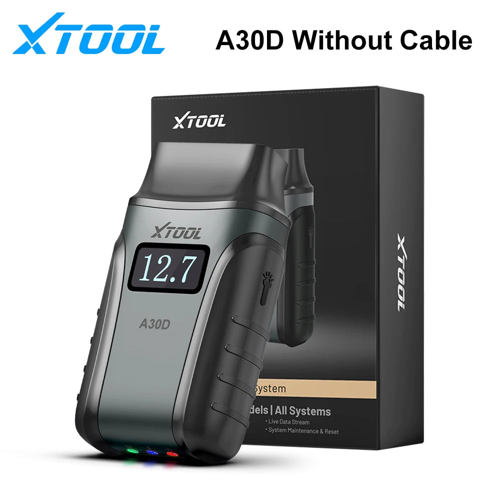 2026 New XTOOL Anyscan+ A30D V2.0 Lifetime Free OBD2 Scanner Bluetooth Diagnostic Tools All System 19 Resets Bi-directional FCA