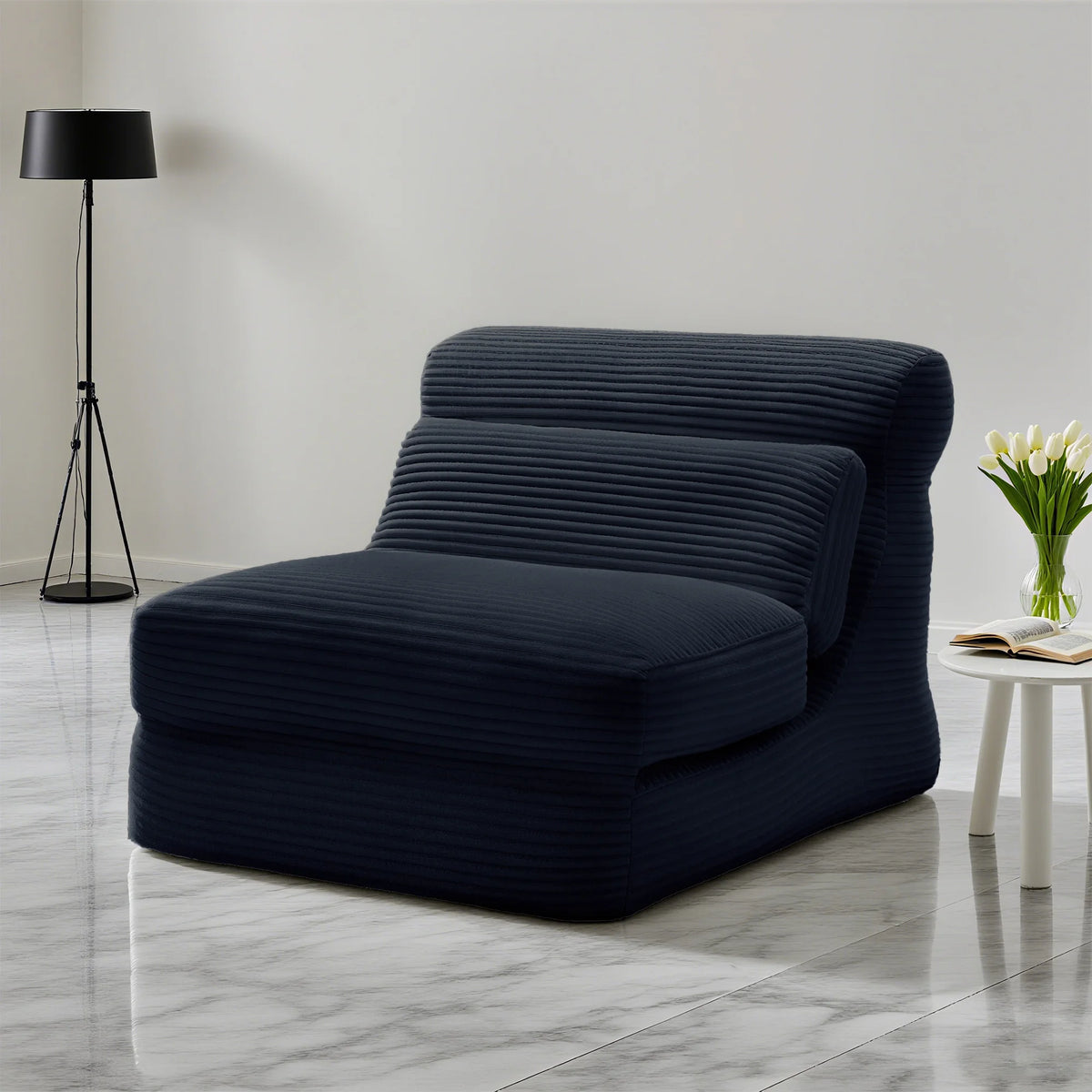 JHK Ergonomic Folding Sofa Bed With Lumbar Support Modern Design
