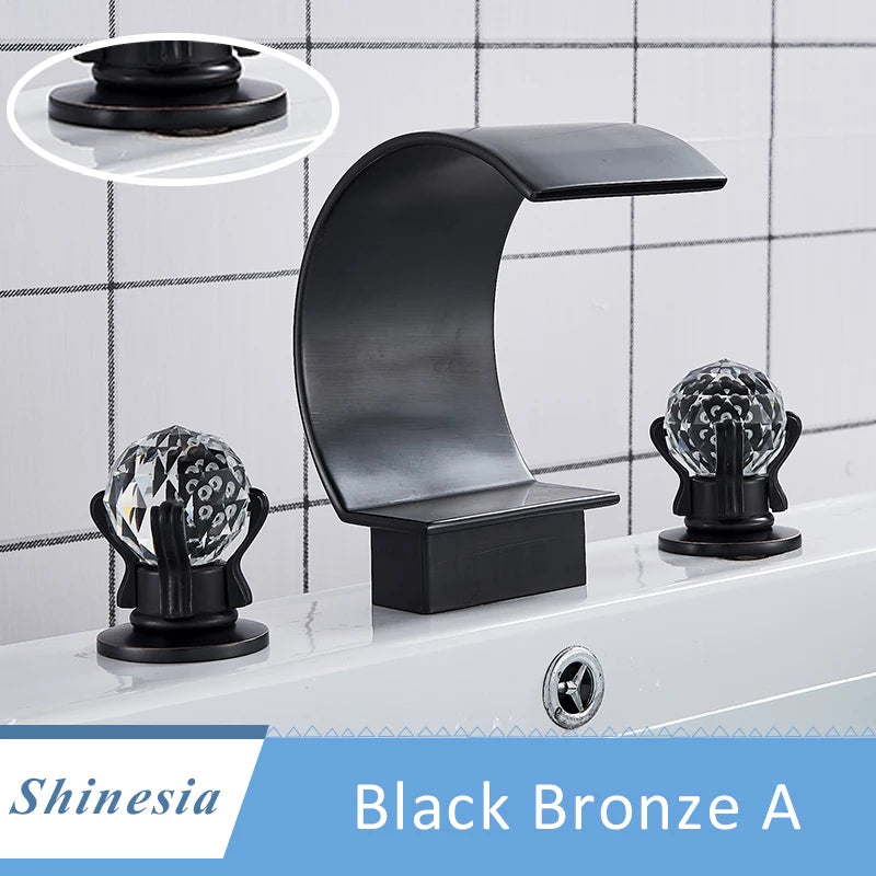 Shinesia Vessel Sink Bathroom Faucet With Hot And Cold Water