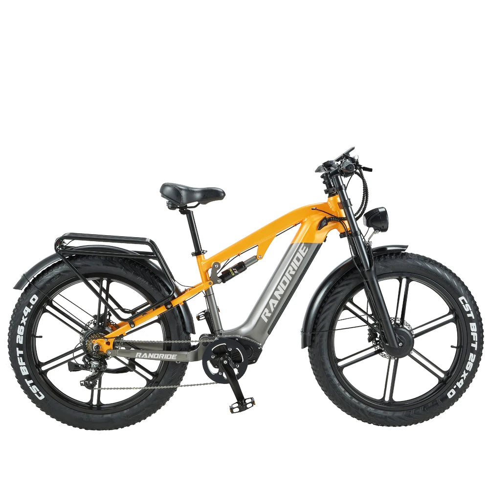 RANDRIDE Dual Motor Electric Mountain Bike With Hydraulic Brakes
