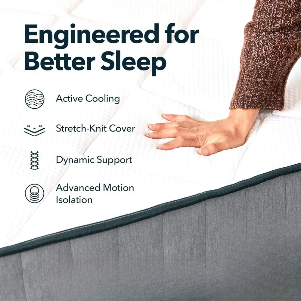 XIAOLANG Medium Firm Memory Foam Mattress With Cooling Gel Technology