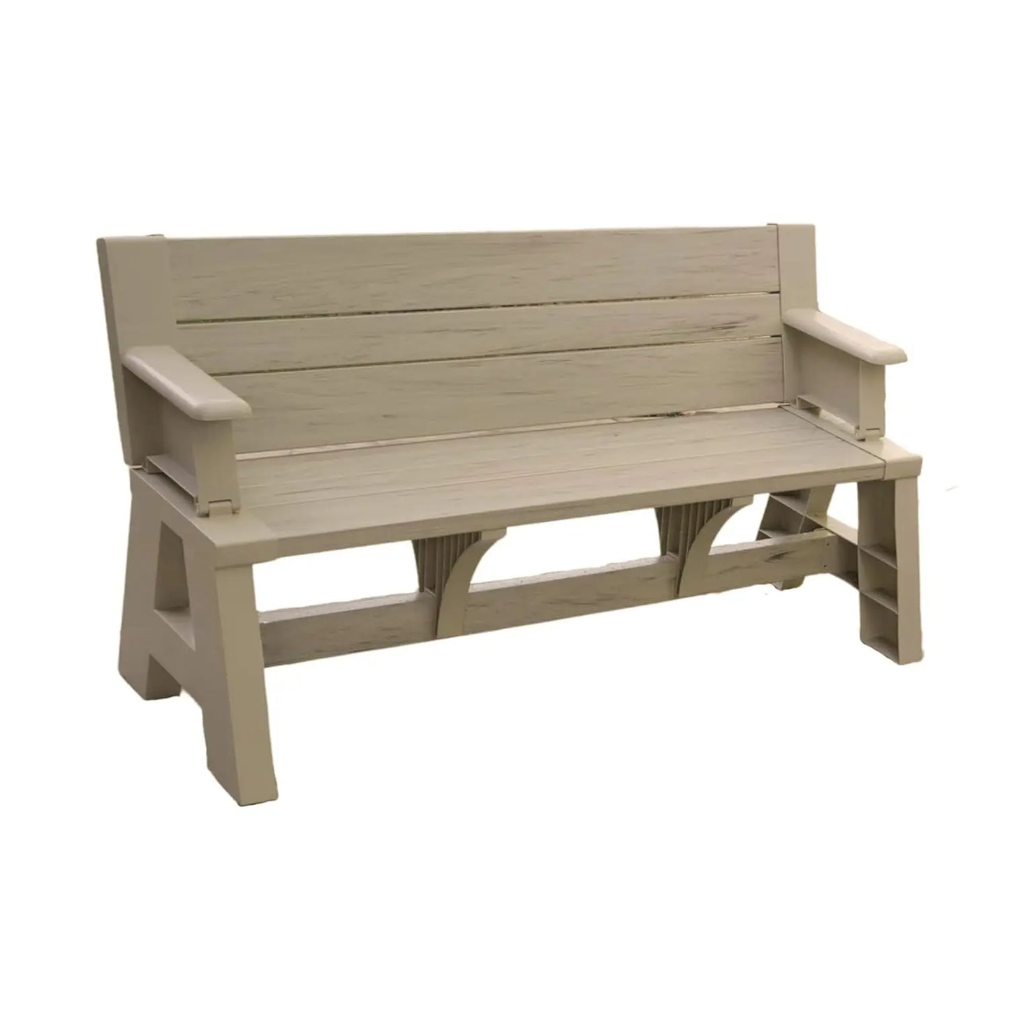Gen 1 Space-Saving 2-In-1 Outdoor Bench To Picnic Table