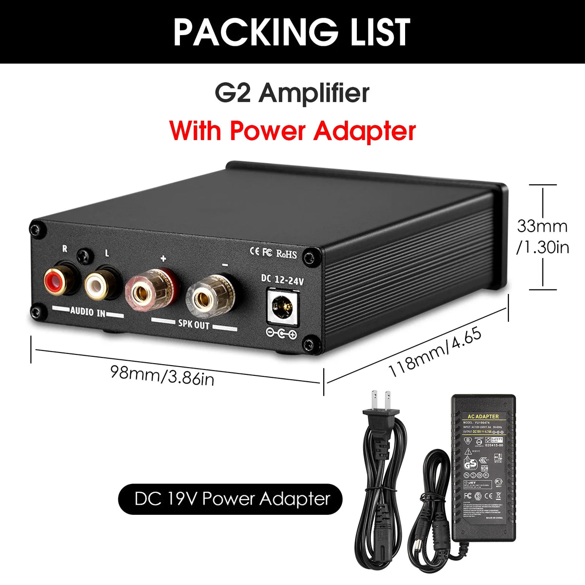 Douk Audio G2 Mono Digital Amplifier For Home Entertainment