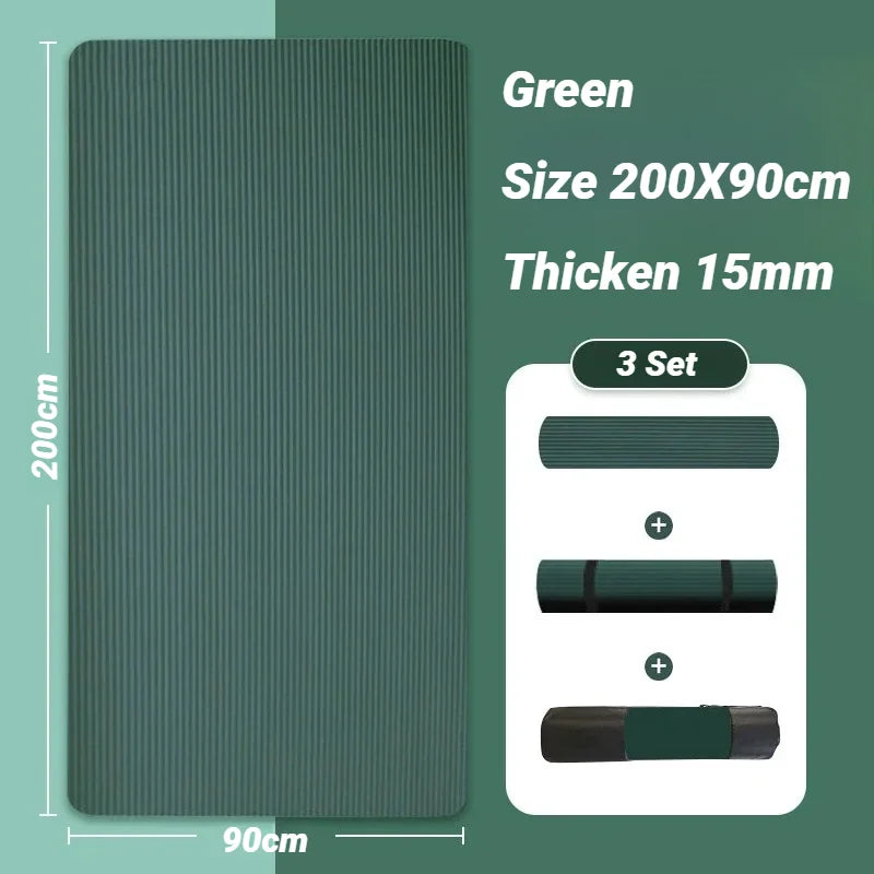StarMap Thickened NBR Non Slip Yoga Mat For Fitness Gym