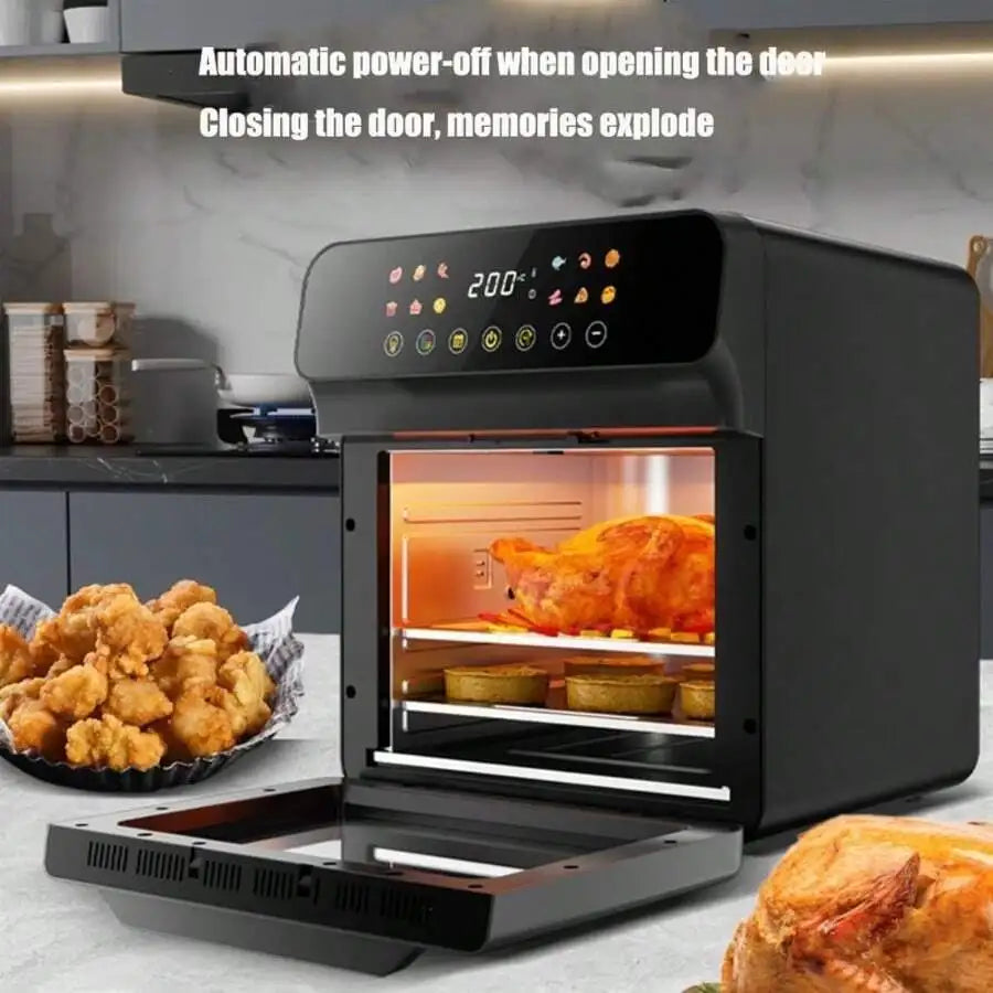 XMSJ Large Capacity Air Fryer With Visual Intelligent Controls