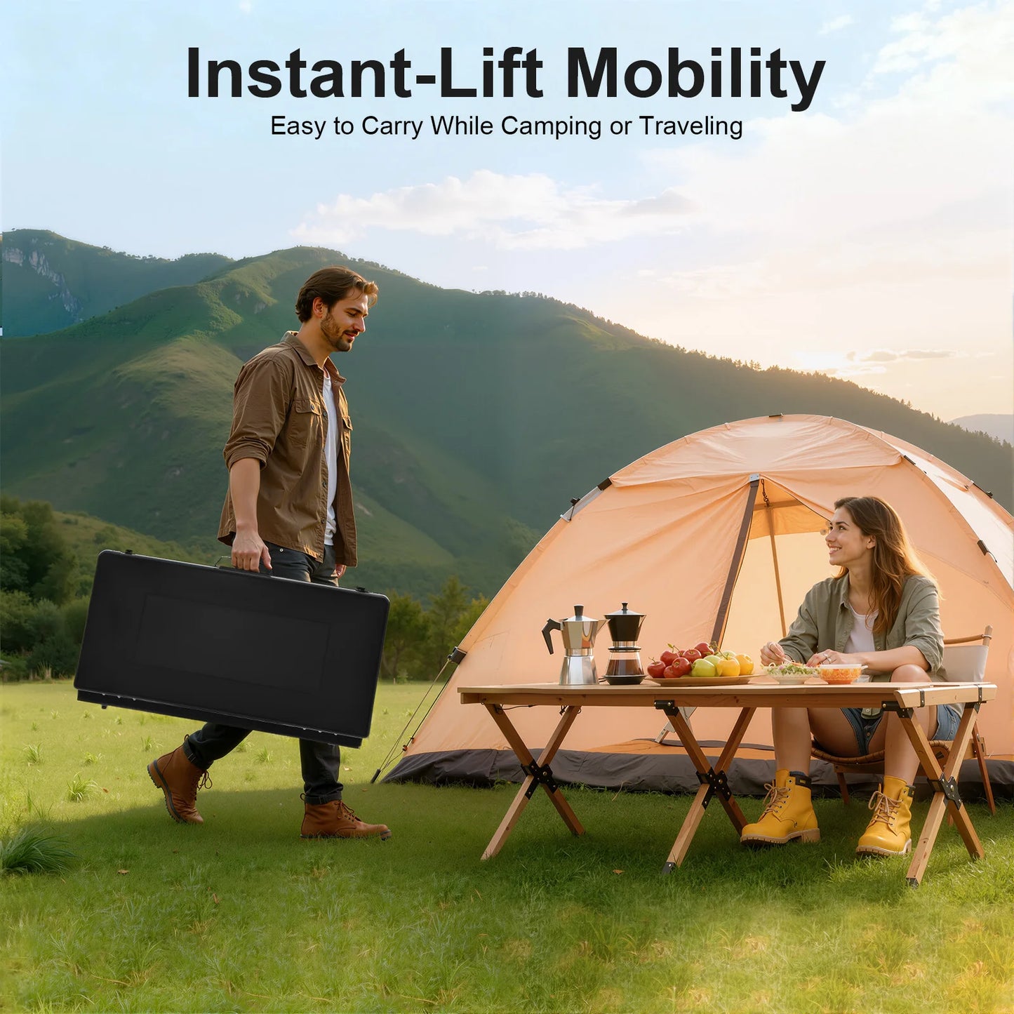 Portable 3 Burner Camping Stove Propane Butane Outdoor Grill
