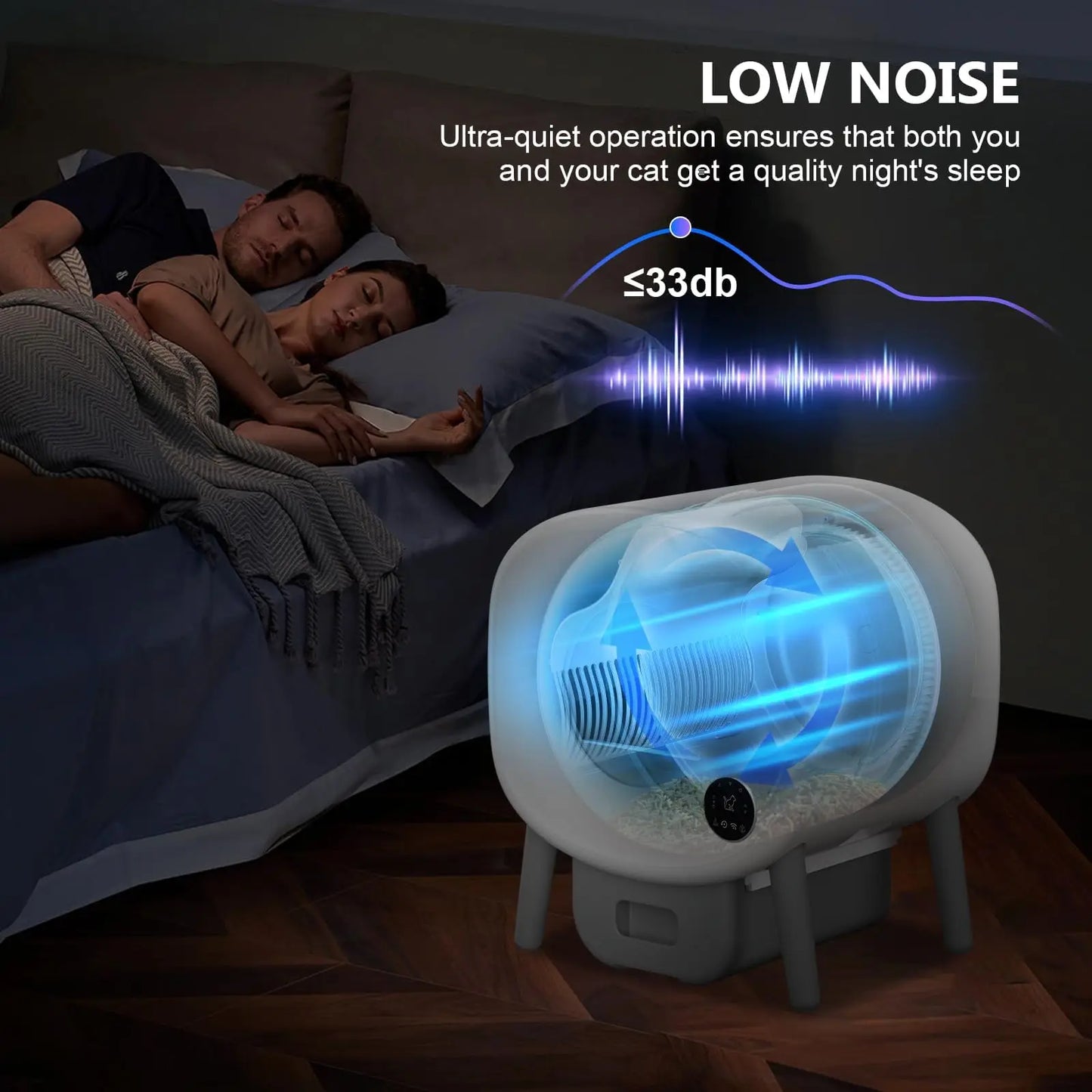 Fumoi Smart Automatic Self Cleaning Cat Litter Box