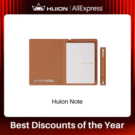 HUION Note 2-In-1 Digital Notebook With Battery-Free Pen