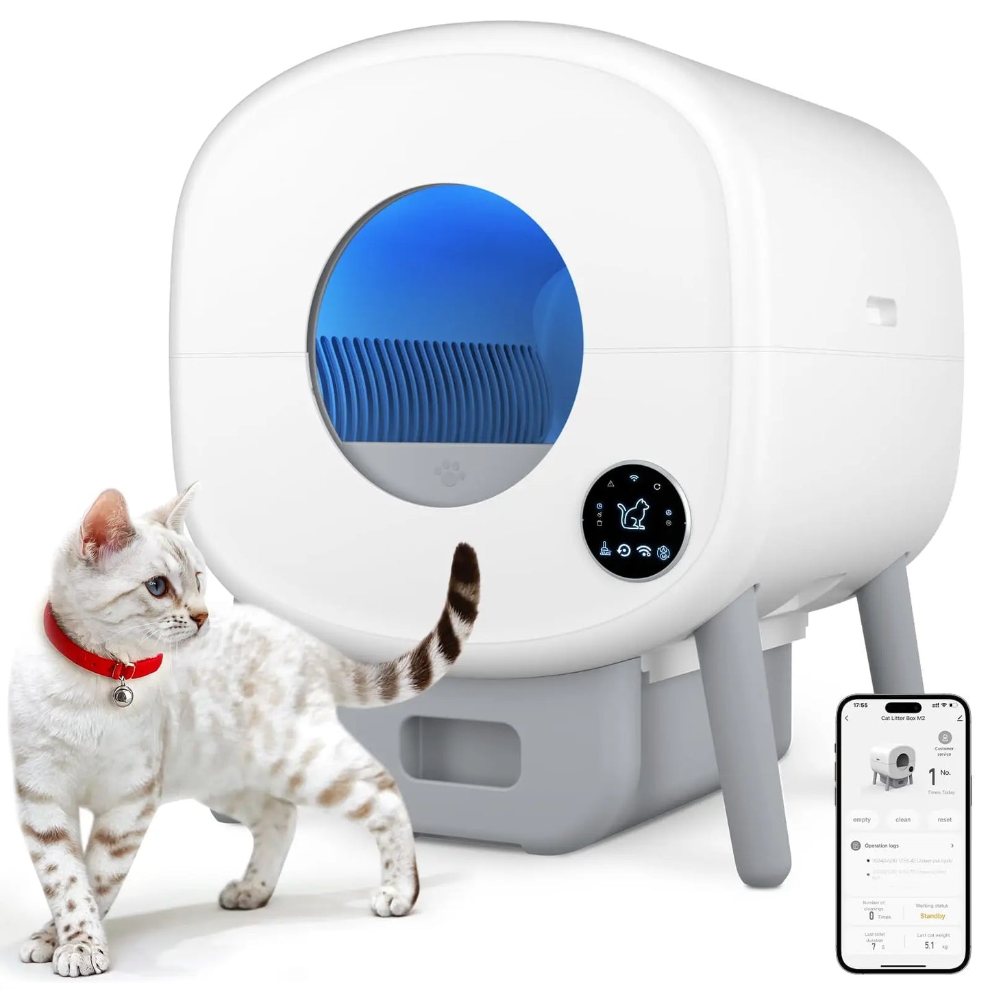 Fumoi Smart Automatic Self Cleaning Cat Litter Box