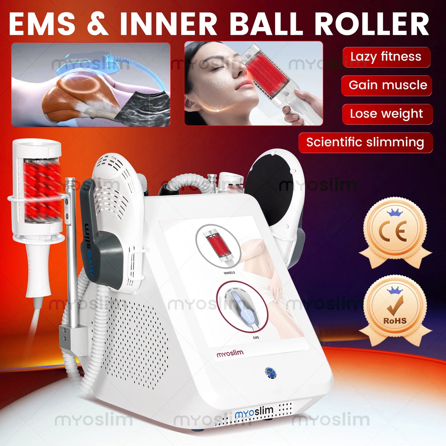 EMS Roller 2-In-1 Body Sculpting Machine For Home Use