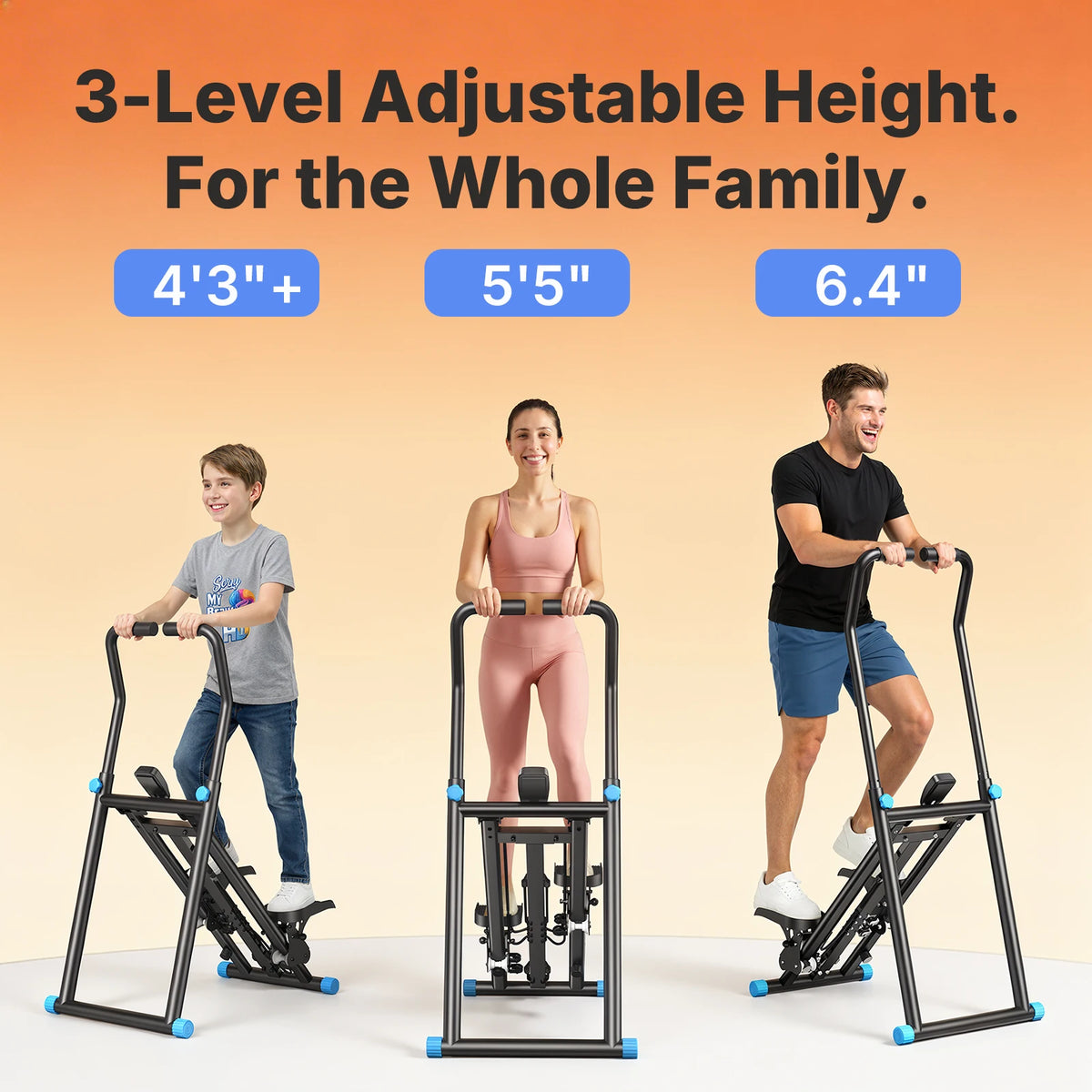 MERACH Foldable Stair Stepper for Full Body Home Workout