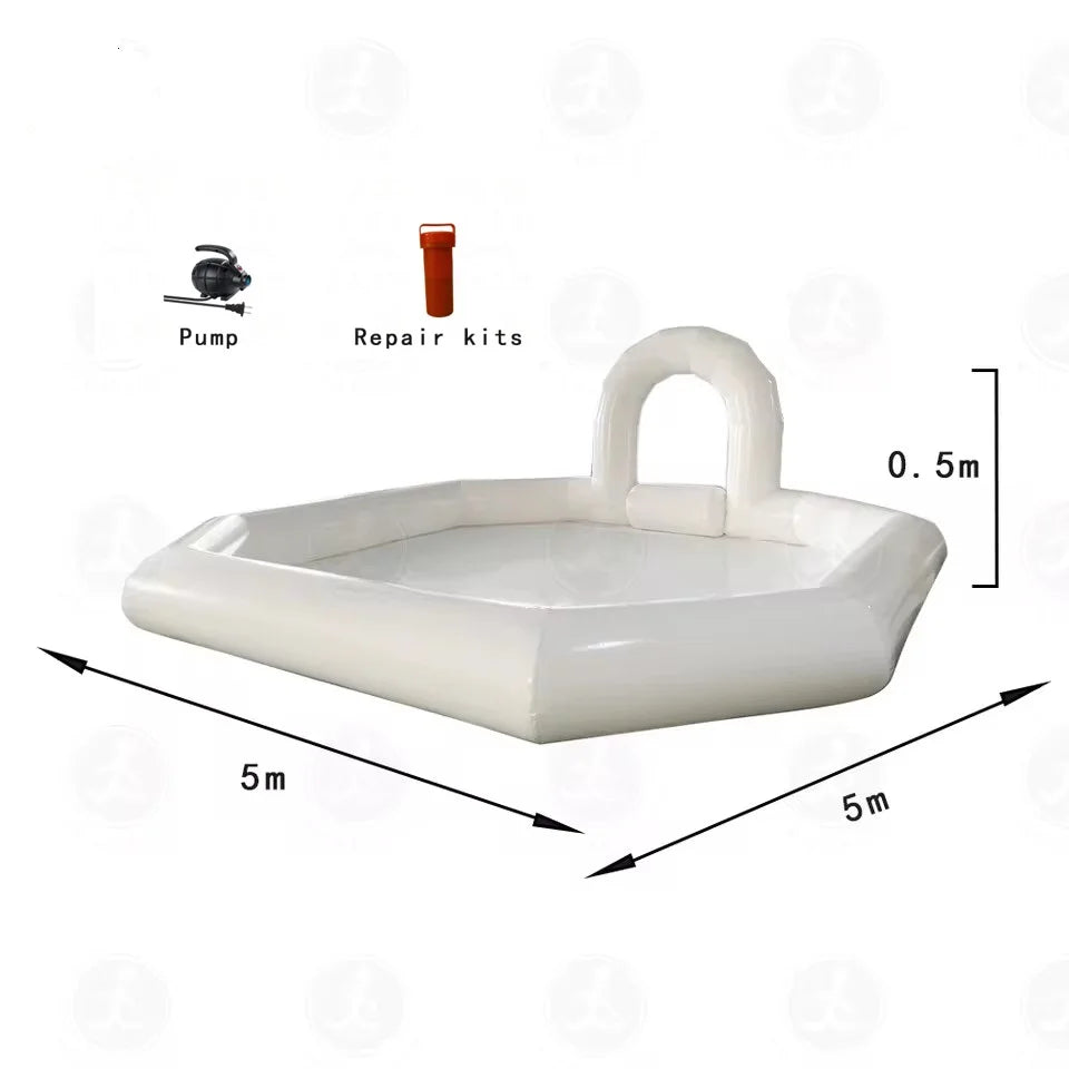 Ejia Inflatable Go Kart Race Track For Bumper Cars Outdoor
