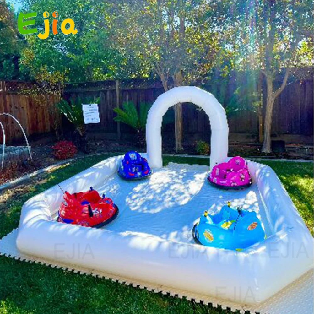Ejia Inflatable Go Kart Race Track For Bumper Cars Outdoor