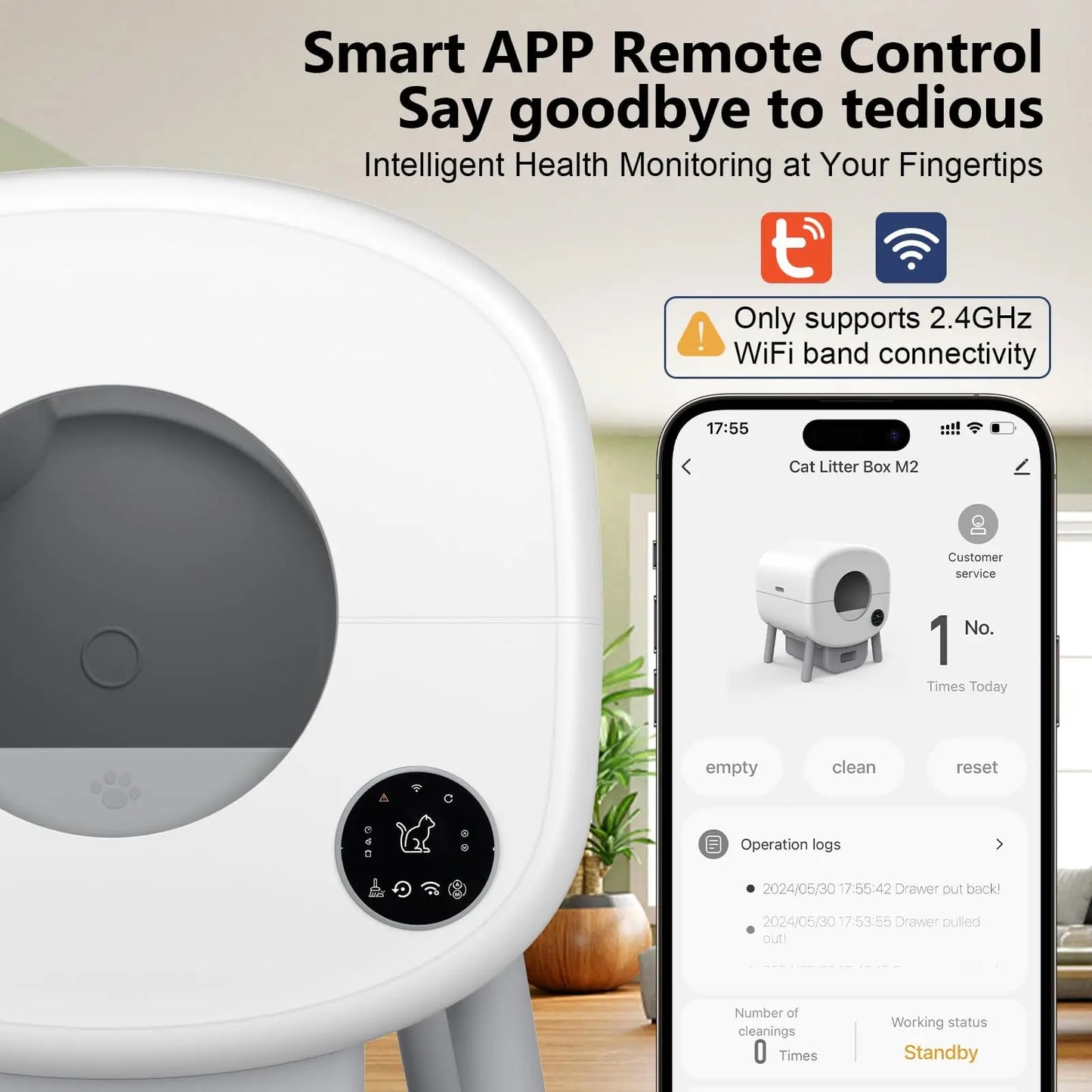 Fumoi Smart Automatic Self Cleaning Cat Litter Box