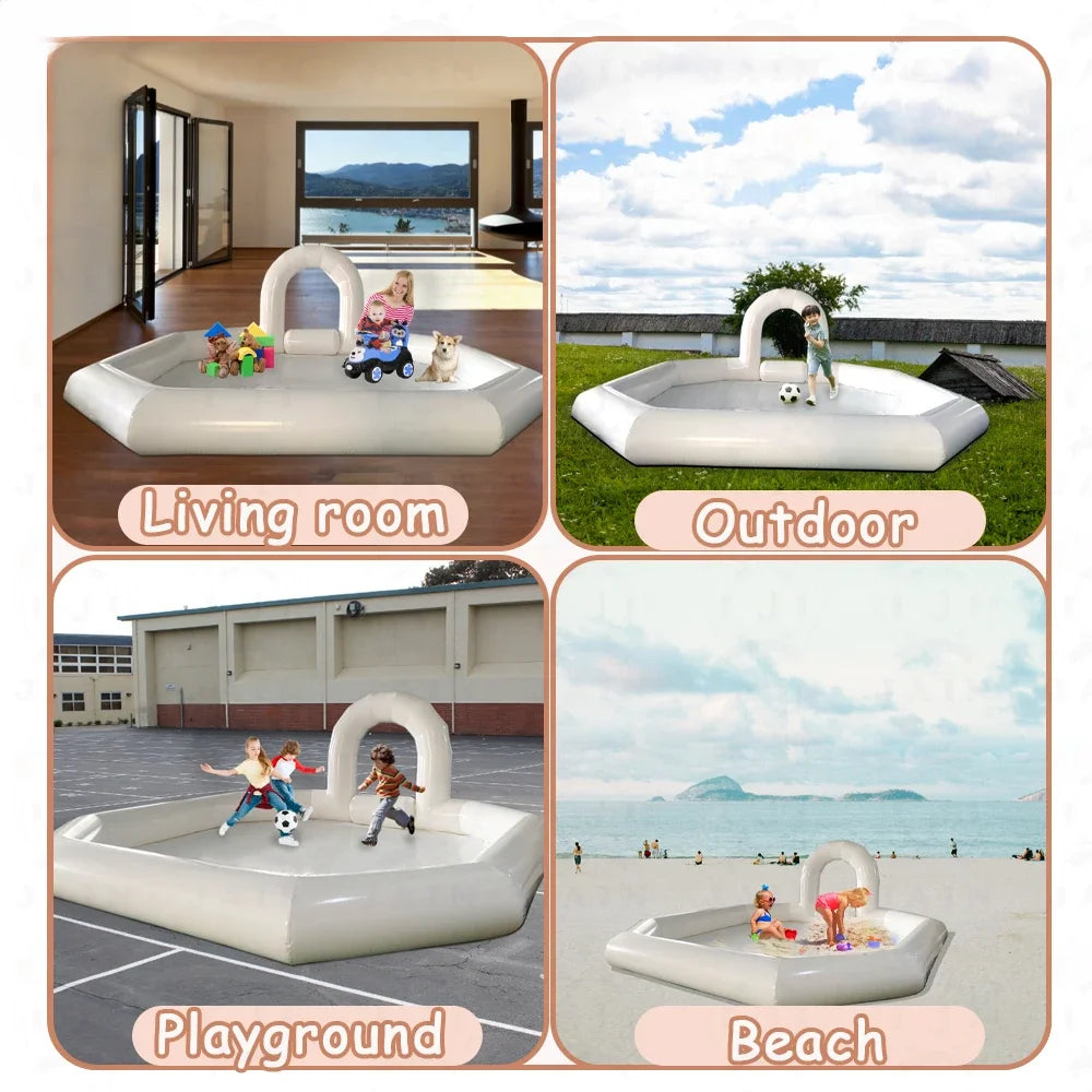 Ejia Inflatable Go Kart Race Track For Bumper Cars Outdoor