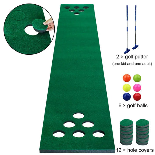 Crestgolf Golf Mat Putting Green for Indoor Outdoor Practice
