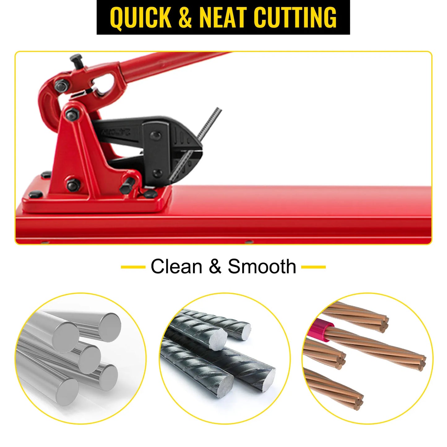 SucceBuy Bench Wire Rope Swaging Tool With Crimper Cutter