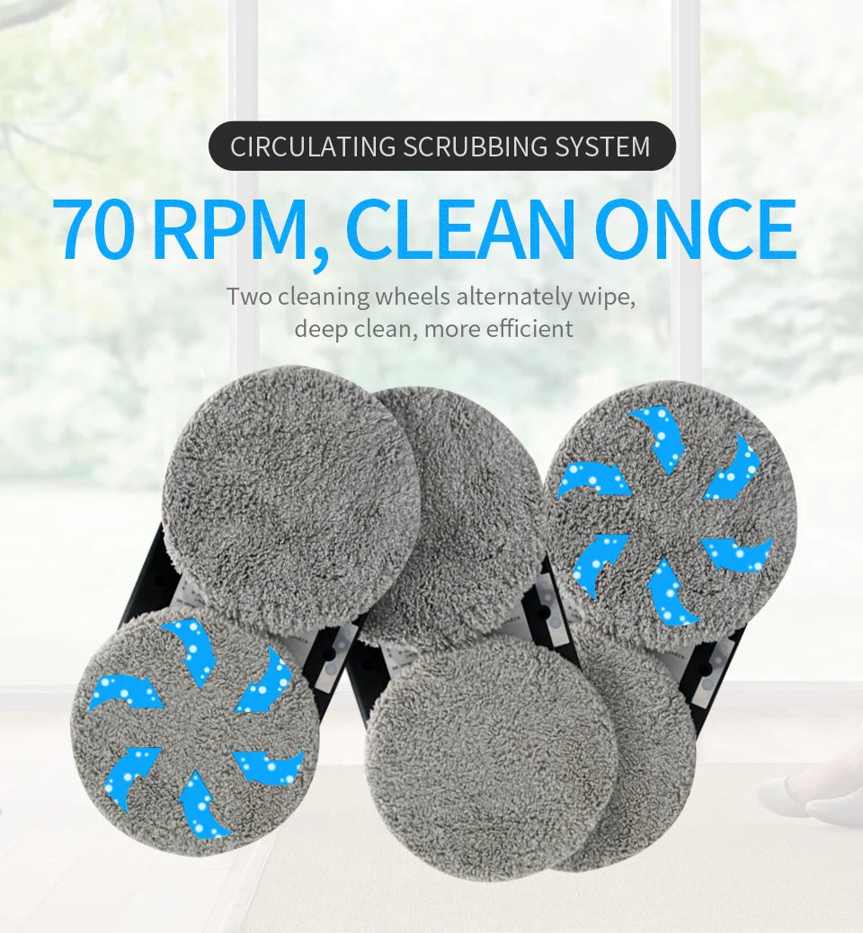 PuRuikai Ultra Thin Window Cleaning Robot With Remote Control