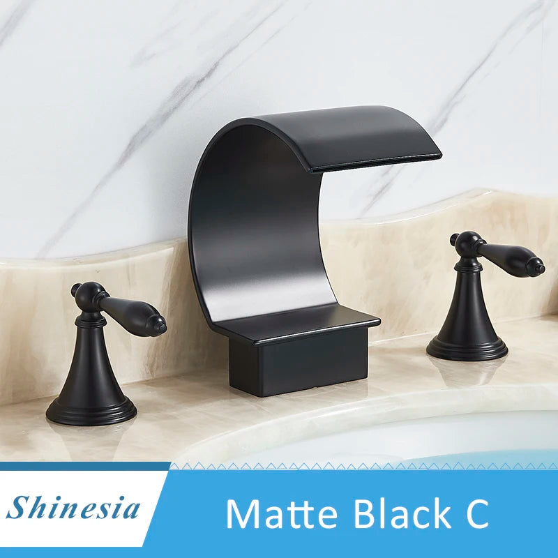 Shinesia Vessel Sink Bathroom Faucet With Hot And Cold Water