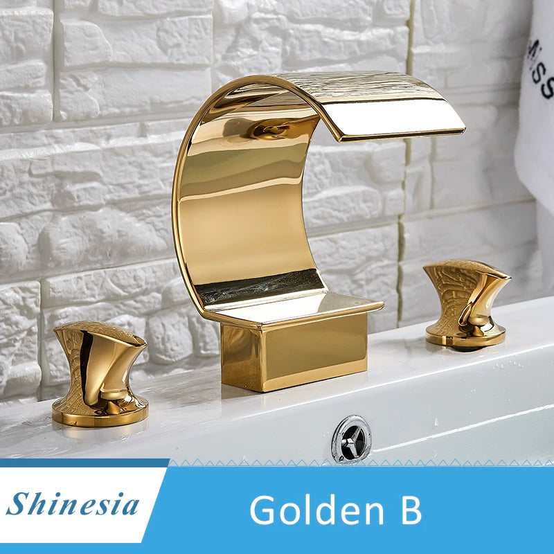 Shinesia Vessel Sink Bathroom Faucet With Hot And Cold Water