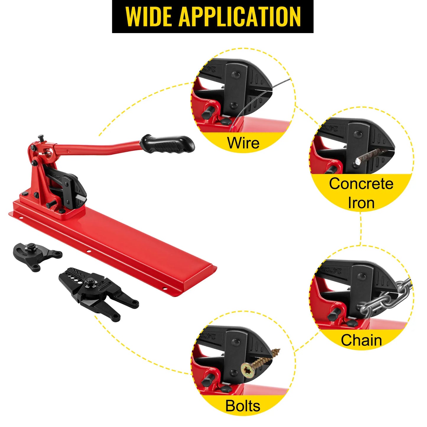 SucceBuy Bench Wire Rope Swaging Tool With Crimper Cutter