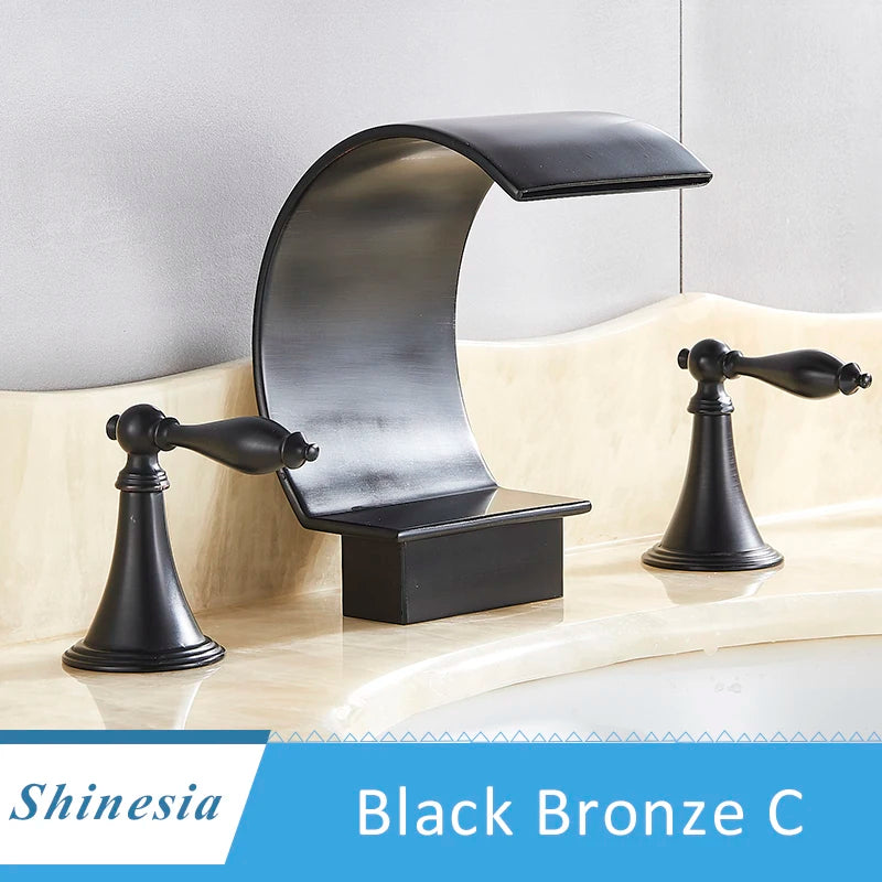 Shinesia Vessel Sink Bathroom Faucet With Hot And Cold Water