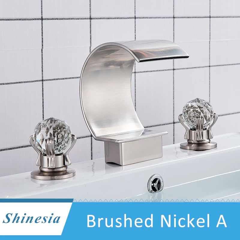 Shinesia Vessel Sink Bathroom Faucet With Hot And Cold Water