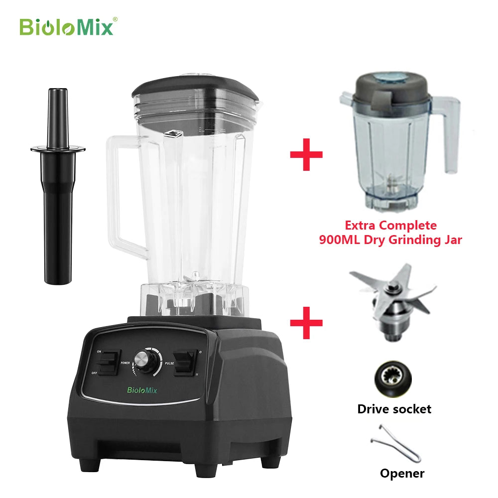 Biolomix BPA Free 2200W Heavy Duty Blender Mixer Juicer