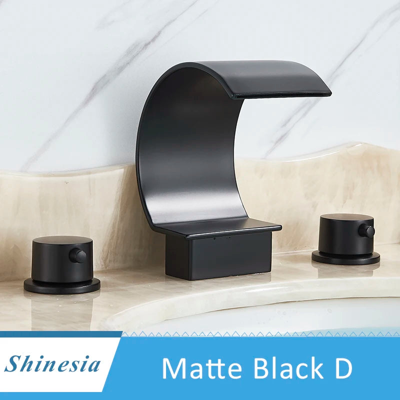 Shinesia Vessel Sink Bathroom Faucet With Hot And Cold Water