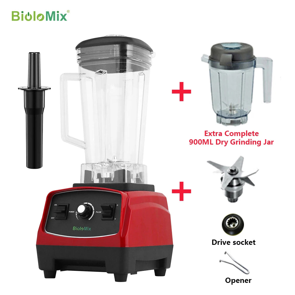Biolomix BPA Free 2200W Heavy Duty Blender Mixer Juicer