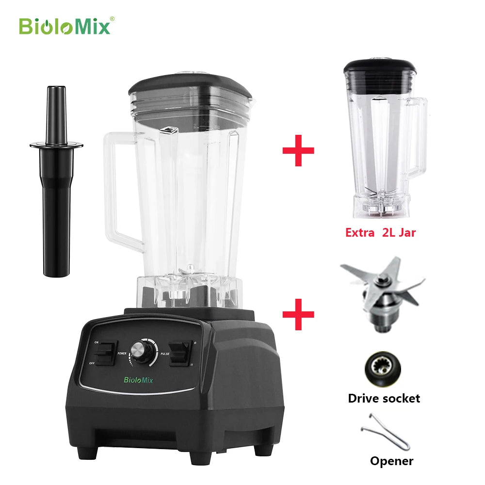 Biolomix BPA Free 2200W Heavy Duty Blender Mixer Juicer