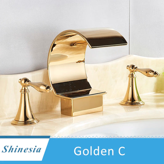 Shinesia Vessel Sink Bathroom Faucet With Hot And Cold Water