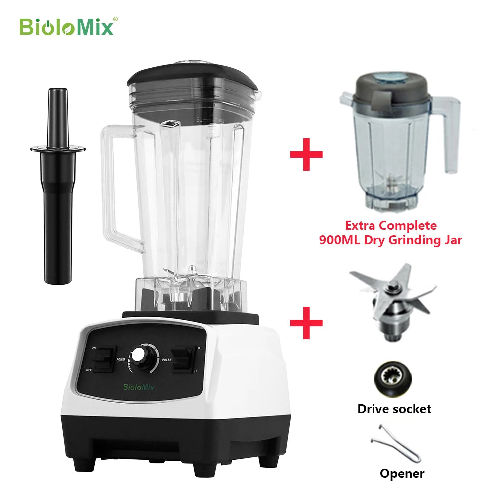 Biolomix BPA Free 2200W Heavy Duty Blender Mixer Juicer