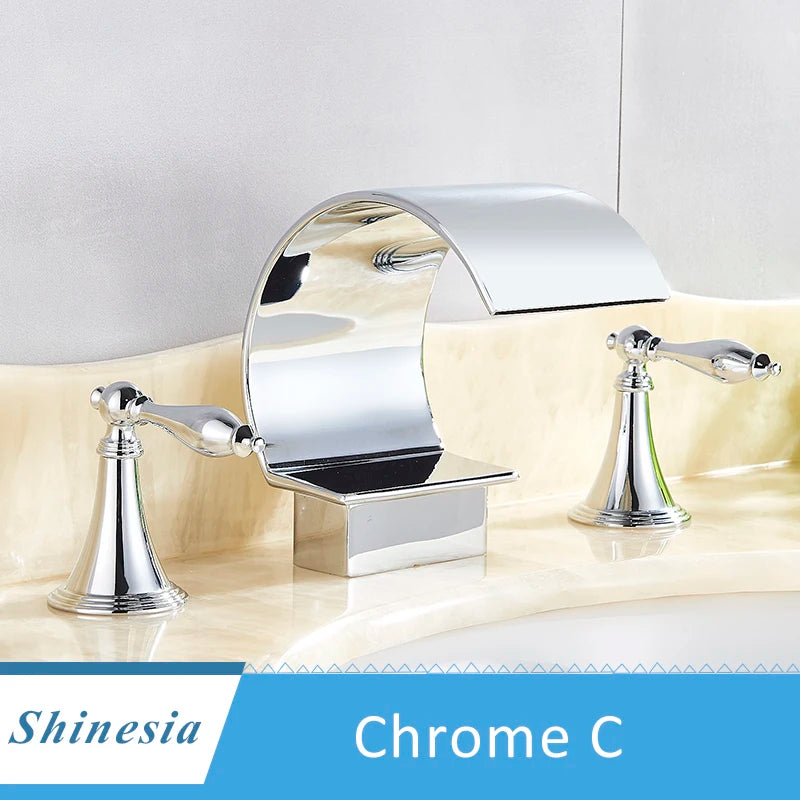 Shinesia Vessel Sink Bathroom Faucet With Hot And Cold Water