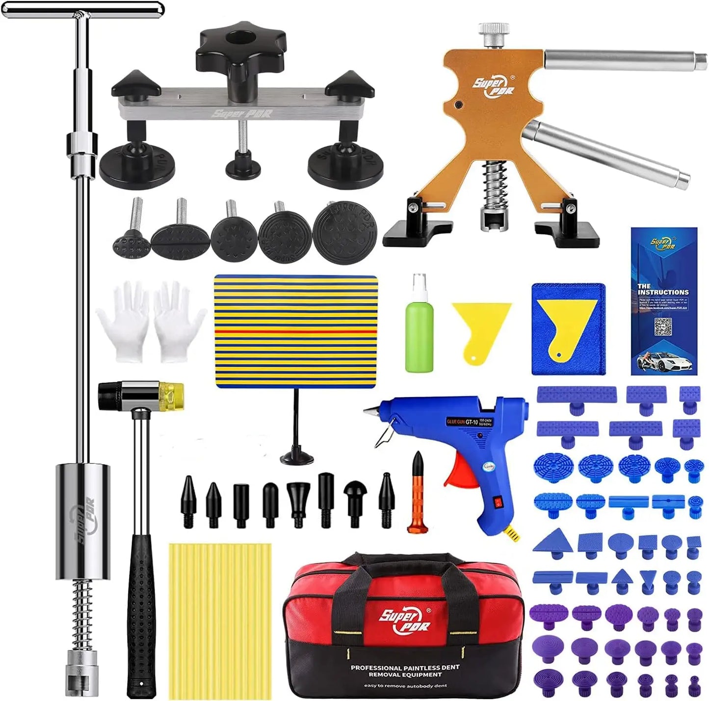 PDR Dent Removal Tool Kit For Car Repair And Lifter