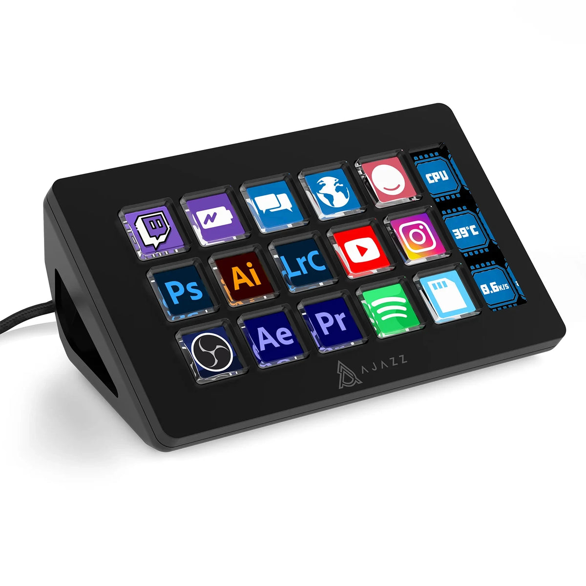 Attack Shark AKP153 Stream Deck With 15 Custom Keys