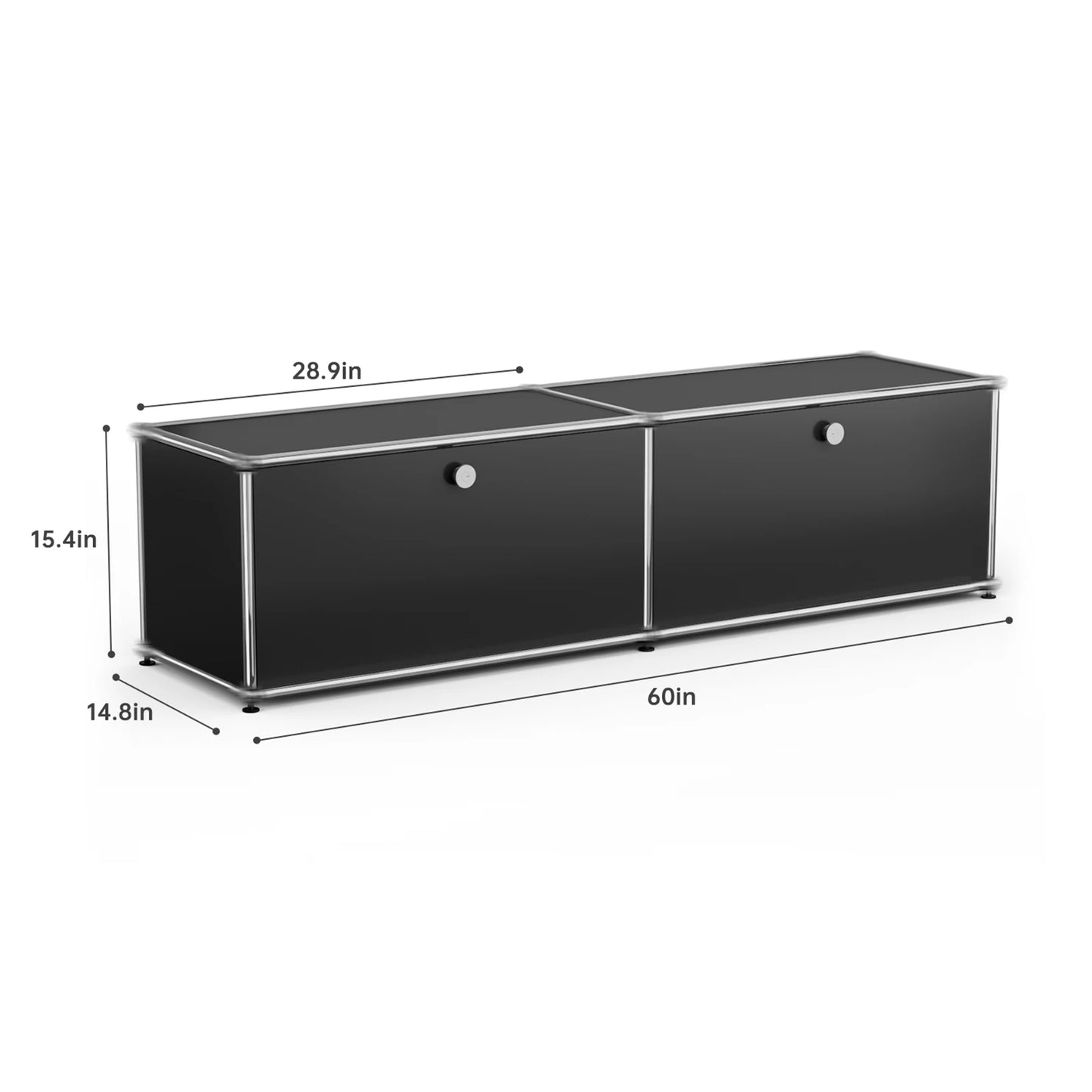 Stainless Steel Storage Cabinet Organizer TV Stand For Living Room