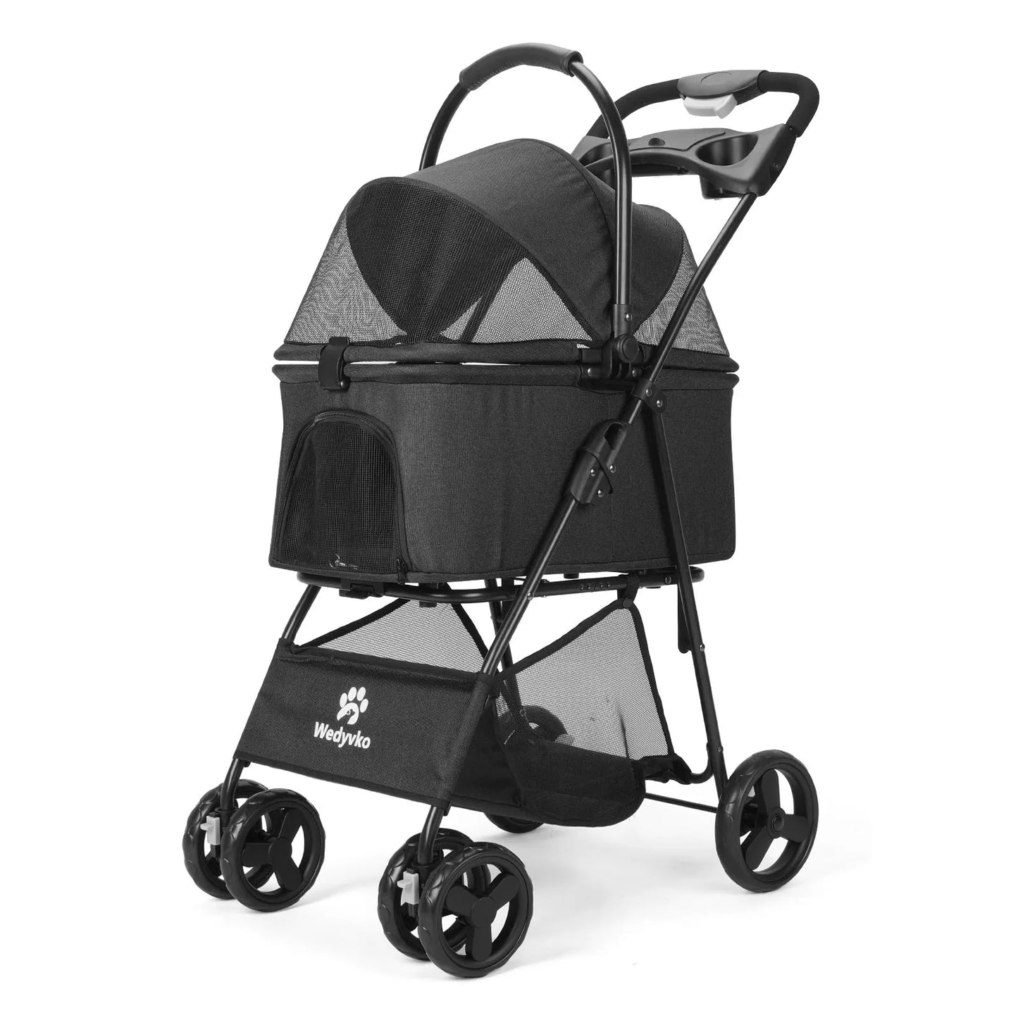 3 In 1 Pet Stroller With Carrier For Small-Medium Pets