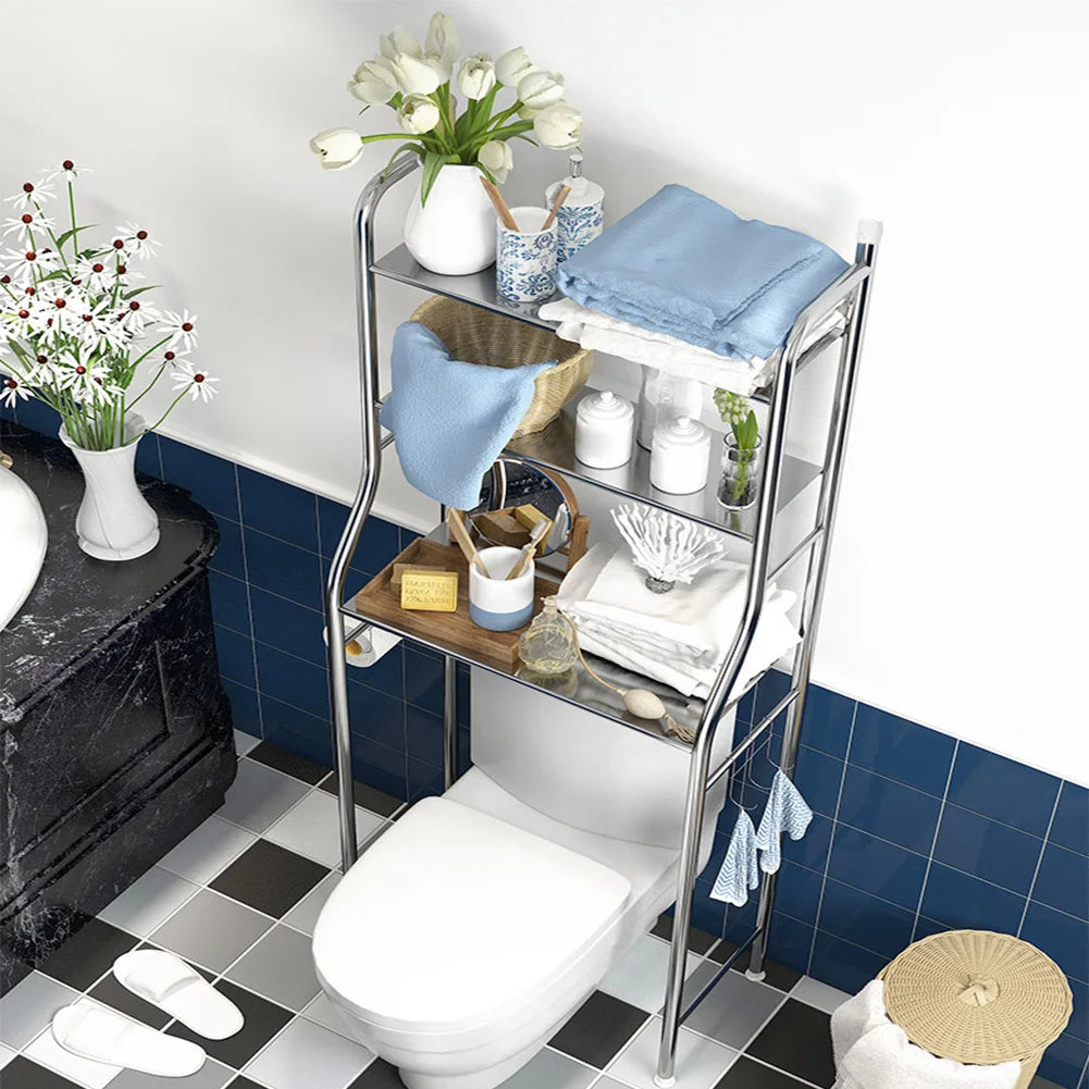 Himiss Over The Toilet Storage Shelf Metal Bathroom Organizer Rack