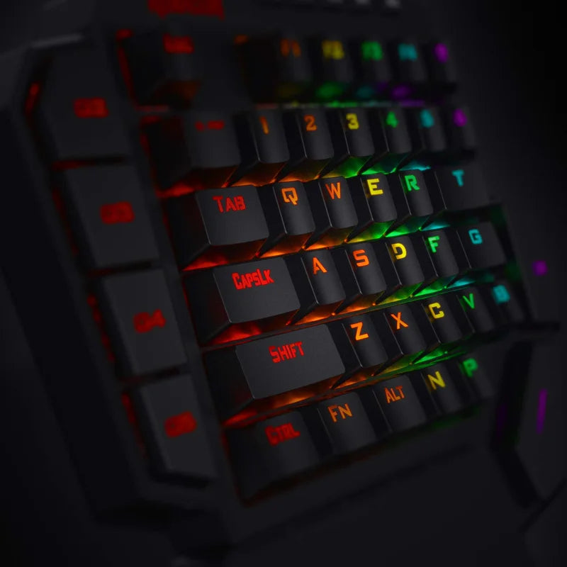 Redragon K585 One Handed Mechanical Gaming Keyboard With Wrist Rest