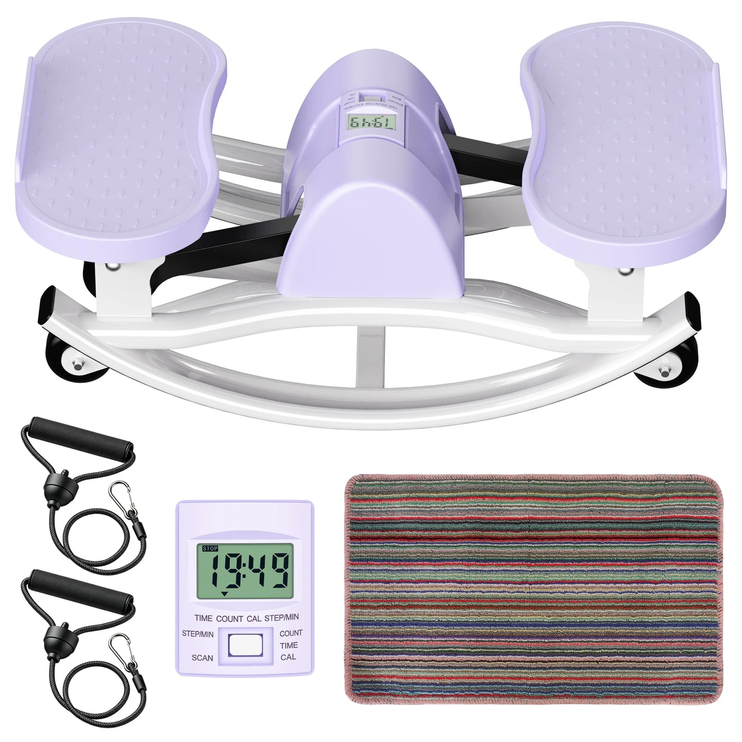 Swing Stepper Machine With Digital Display For Full Body Workout