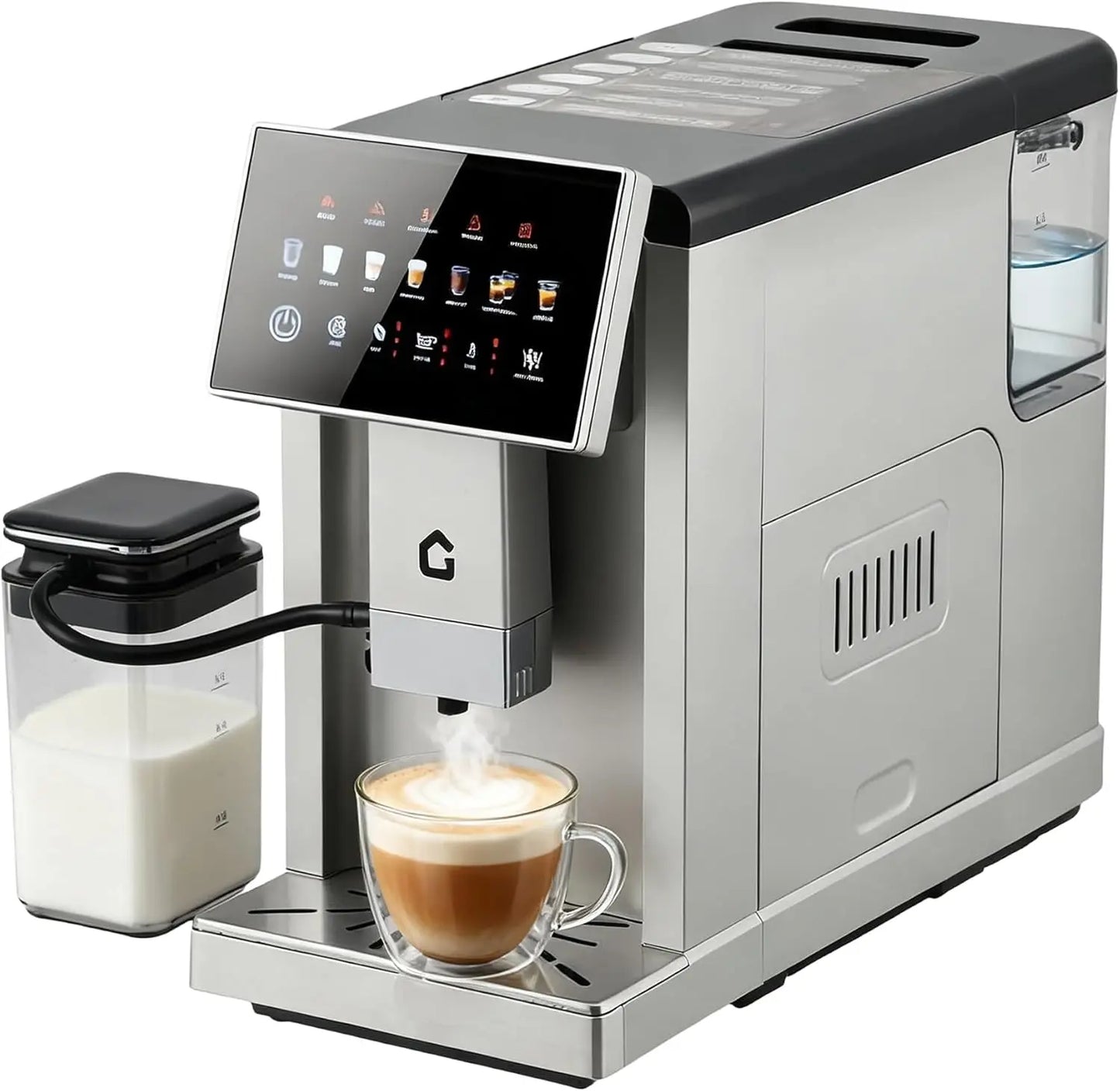 Acekool 3rd-Gen Espresso Machine With Milk Frother And Grinder