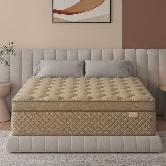 Sweetlove 12 To 14 Inch Gel Memory Foam Hybrid Pocket Spring Mattress