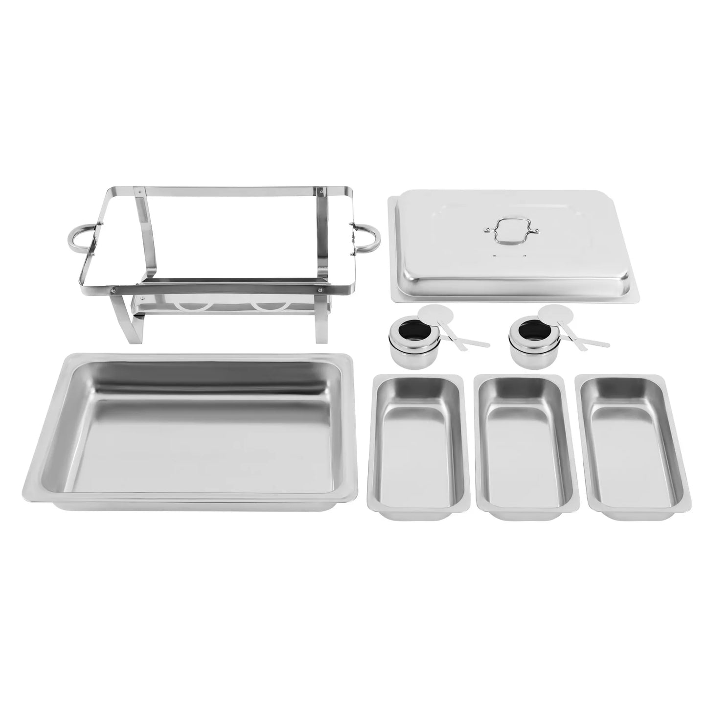 Stainless Steel Chafing Dish Buffet Set For Catering And Buffets