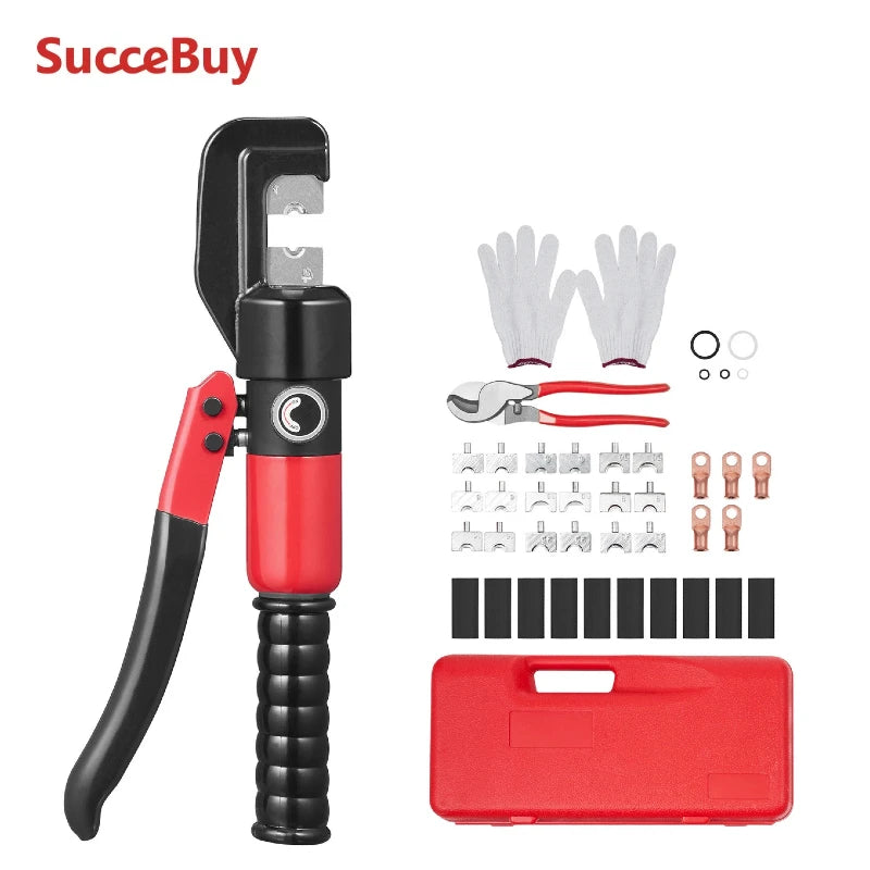 SucceBuy Hydraulic Crimping Tool For Copper And Aluminum Cable Lugs