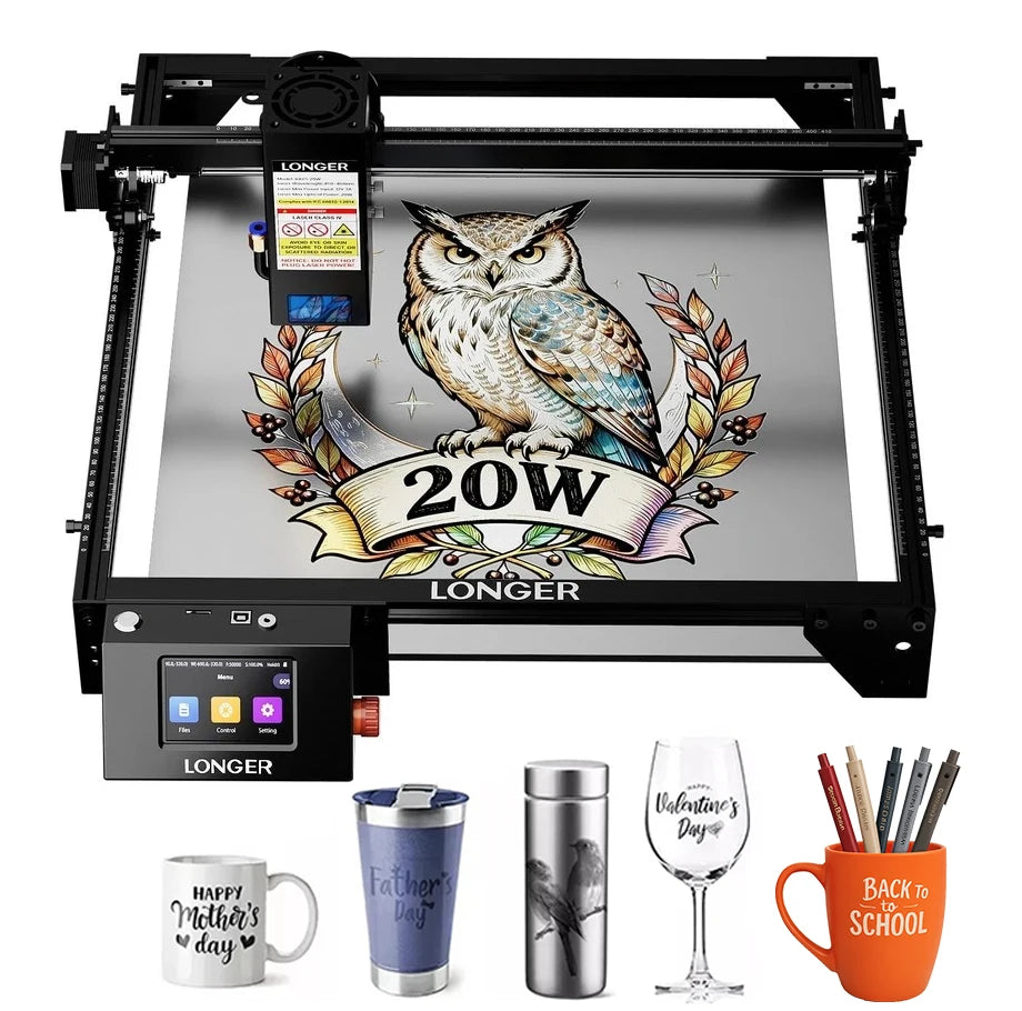 Longer Laser Cutter And Engraver 20W 10W 5W With WiFi